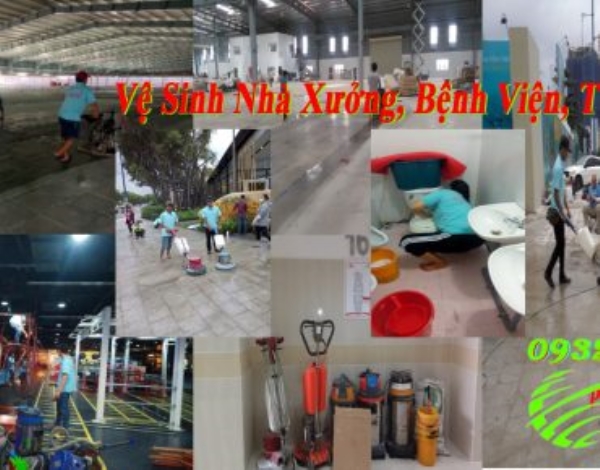 Dịch vụ vệ sinh nhà xưởng